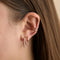 Illusion Crystal Hoops in Rose Gold-Astrid &amp; Miyu