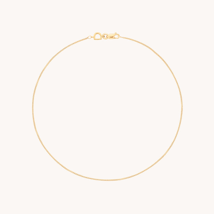 Bold Miyu Story Chain Anklet in Solid Gold-Astrid &amp; Miyu