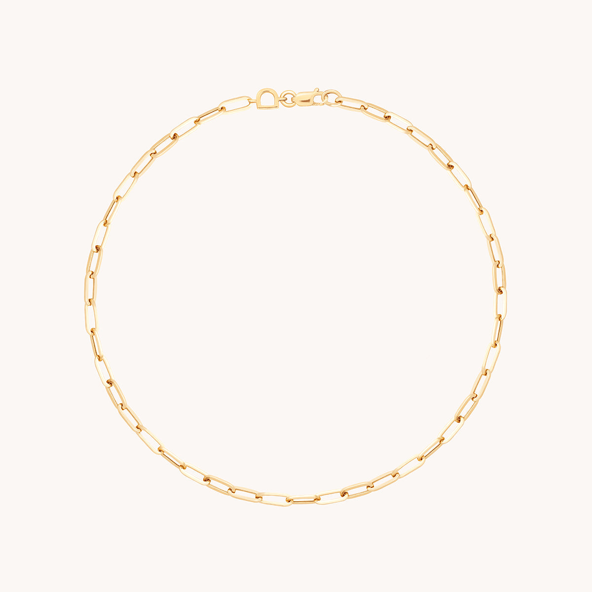 Piccadilly Story Chain Anklet in Solid Gold-Astrid &amp; Miyu