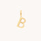 Initial Charms - B Initial Charm 9k Gold - Welding Charm - Astrid &amp; Miyu