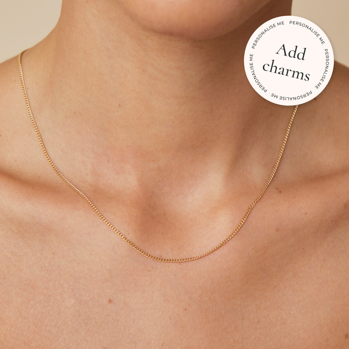 Charm Compatible Necklaces & Bracelets - Bold Miyu Chain Necklace in Solid Gold - Necklaces - Astrid &amp; Miyu