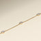 Floating Diamond Charm Bracelet in Solid Gold
