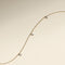 Floating Diamond Charm Necklace in Solid Gold