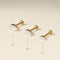 Floating Marquise Diamond Piercing Stud in Solid Gold