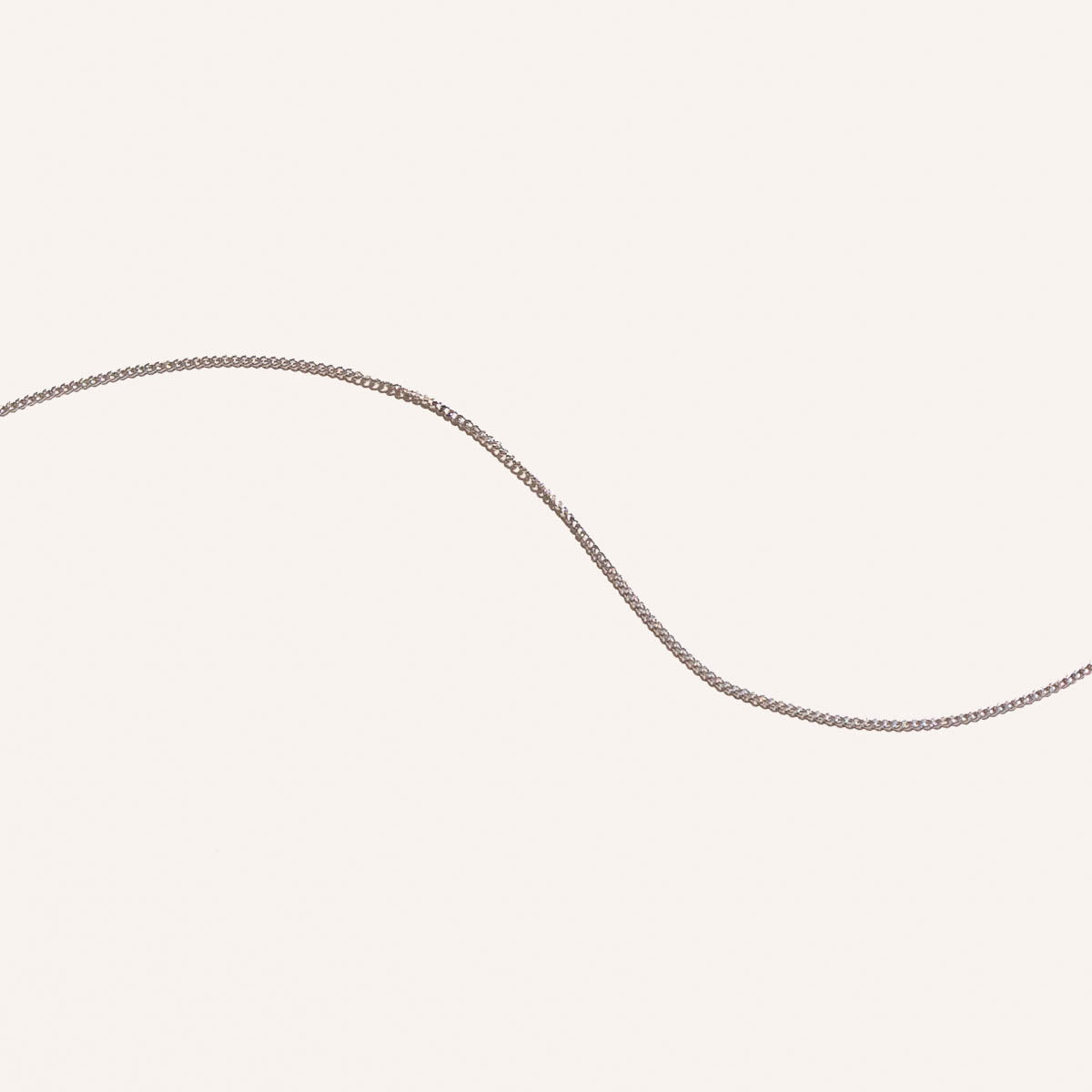 Gold Necklaces - Chelsea Story Chain Necklace in Solid White Gold - Story Chain - Astrid &amp; Miyu