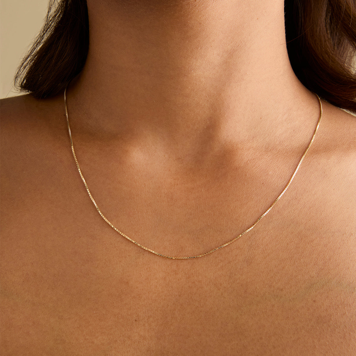 Charm Compatible Necklaces & Bracelets - Shoreditch Chain Necklace in Solid Gold - Necklaces - Astrid &amp; Miyu