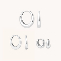 Bold Zodiacs & Zodiac Gift Sets - Dome Gift Set in Silver - Stacking Sets - Astrid &amp; Miyu