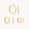 Crystal Hoops Gift Set in Gold-Astrid &amp; Miyu