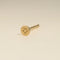 Piercing Post in Solid Gold
