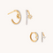 Bold Zodiacs & Zodiac Gift Sets - Cosmic Illusion Gift Set in Gold - Stacking Sets - Astrid &amp; Miyu