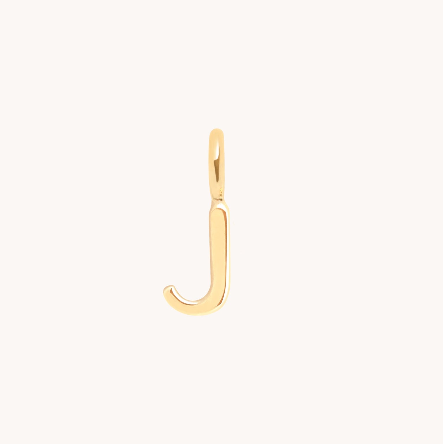 Initial Charms - J Initial Charm 9k Gold - Welding Charm - Astrid &amp; Miyu