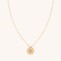 18k Gold Plated Jewellery - Horseshoe Pendant Necklace in Gold - Pendant Necklace - Astrid &amp; Miyu