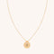 18k Gold Plated Jewellery - Horseshoe Pendant Necklace in Gold - Pendant Necklace - Astrid &amp; Miyu