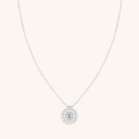 Gemstone Necklaces - Horseshoe Pendant Necklace in Silver - Pendant Necklace - Astrid &amp; Miyu