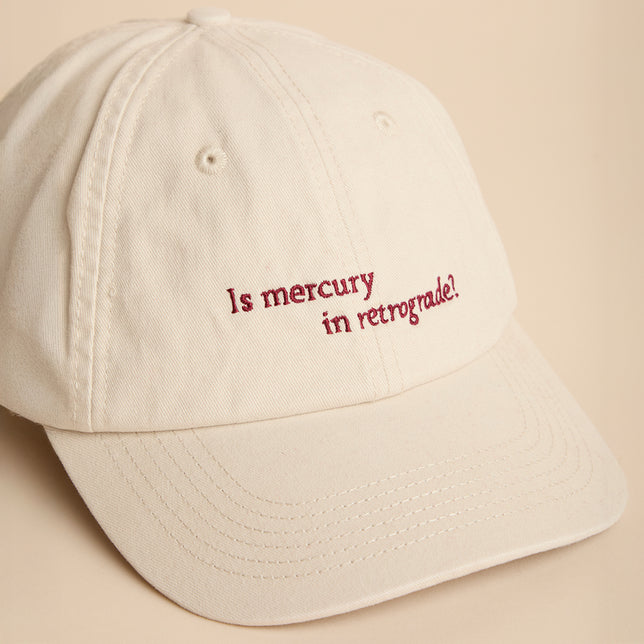 Mercury in Retrograde Cap in Pearl Blush-Astrid & Miyu