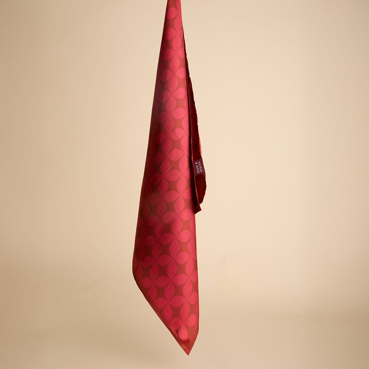 Silk Scarf in Red-Astrid &amp; Miyu