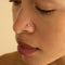 Conch Piercing Jewellery - Micro Crystal Titanium Piercing Stud in Platinum - Piercing Stud - Astrid &amp; Miyu