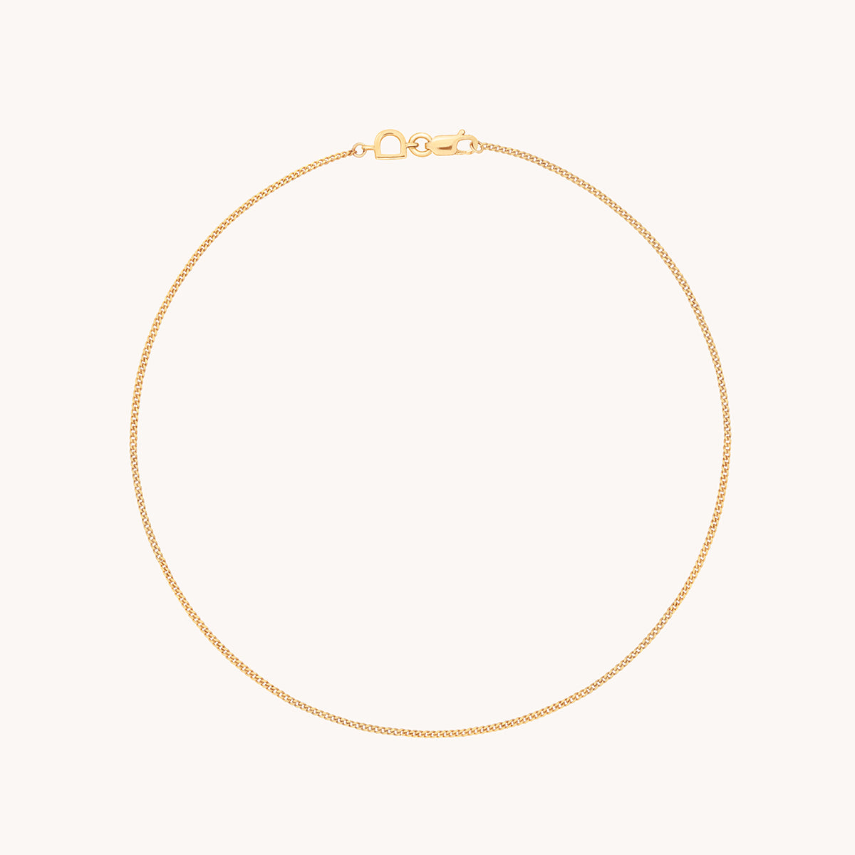 Miyu Story Chain Anklet in Solid Gold-Astrid &amp; Miyu