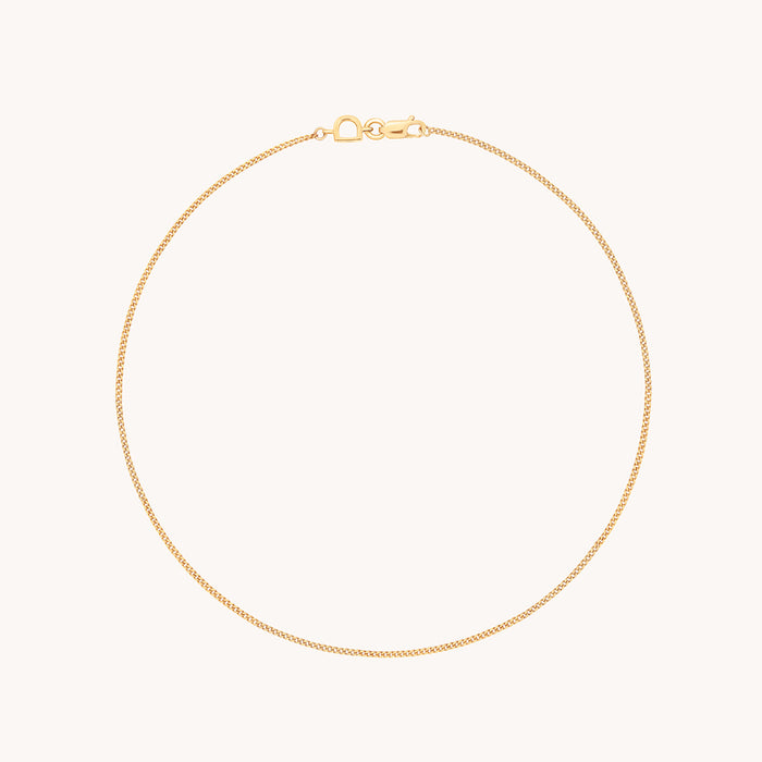 Miyu Story Chain Anklet in Solid Gold-Astrid &amp; Miyu