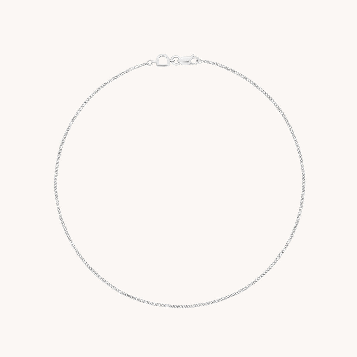 Miyu Story Chain Anklet in Solid White Gold-Astrid &amp; Miyu