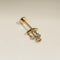 Diamond Pear Multi Charm Hidden Helix in Solid Gold-Astrid &amp; Miyu