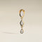Diamond Pear Drop Stud in Solid Gold-Astrid &amp; Miyu