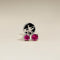 Cherry Titanium Piercing Stud in Platinum-Astrid &amp; Miyu