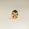 Hibiscus Titanium Piercing Stud in Gold-Astrid &amp; Miyu