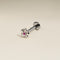 Hibiscus Titanium Piercing Stud in Platinum-Astrid &amp; Miyu