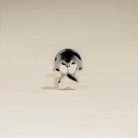 Paw Titanium Piercing Stud in Platinum-Astrid &amp; Miyu