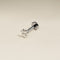 Paw Titanium Piercing Stud in Platinum-Astrid &amp; Miyu