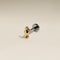 Seahorse Titanium Piercing Stud in Gold-Astrid &amp; Miyu