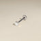 Floating Square Diamond Piercing Stud in Solid White Gold-Astrid &amp; Miyu