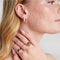 18k Gold Plated Jewellery - Gleam Crystal Hoops in Gold - Hoop Earrings - Astrid &amp; Miyu
