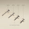 Piercing Post in Titanium-Astrid &amp; Miyu