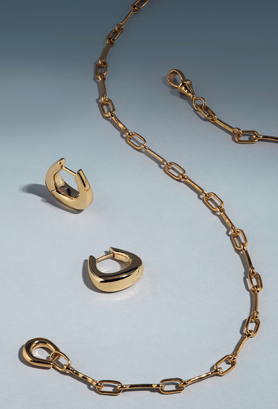 Marylebone 9k Gold Chain Anklet | Astrid & Miyu Anklets