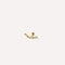 18k Gold Plated Jewellery - Navette Crystal Curved Barbell in Gold - Barbell Earring - Astrid &amp; Miyu