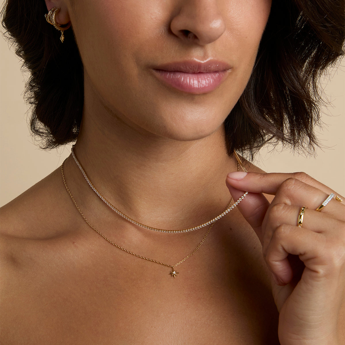 Twilight Star Pendant Necklace in Gold-Astrid &amp; Miyu