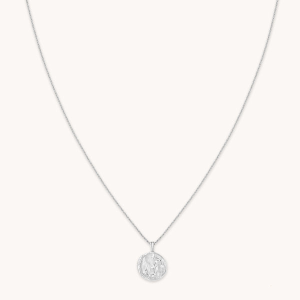 Scorpio Zodiac Pendant Necklace in Silver