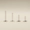 Piercing Post in Solid White Gold-Astrid &amp; Miyu