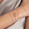 18k Rose Gold Plated Jewellery - Tennis Chain Bracelet in Rose Gold - Chain Bracelet - Astrid &amp; Miyu