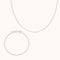 Bold Zodiacs & Zodiac Gift Sets - Tennis Chain Gift Set in Silver - Stacking Sets - Astrid &amp; Miyu
