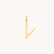 Initial Charms - V Initial Charm 9k Gold - Welding Charm - Astrid &amp; Miyu
