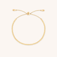 Beaded Bracelet in Solid Gold-Astrid &amp; Miyu