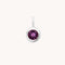 Birthstone Charms - Amethyst Intuition Charm 9k White Gold - Welding Charm - Astrid &amp; Miyu