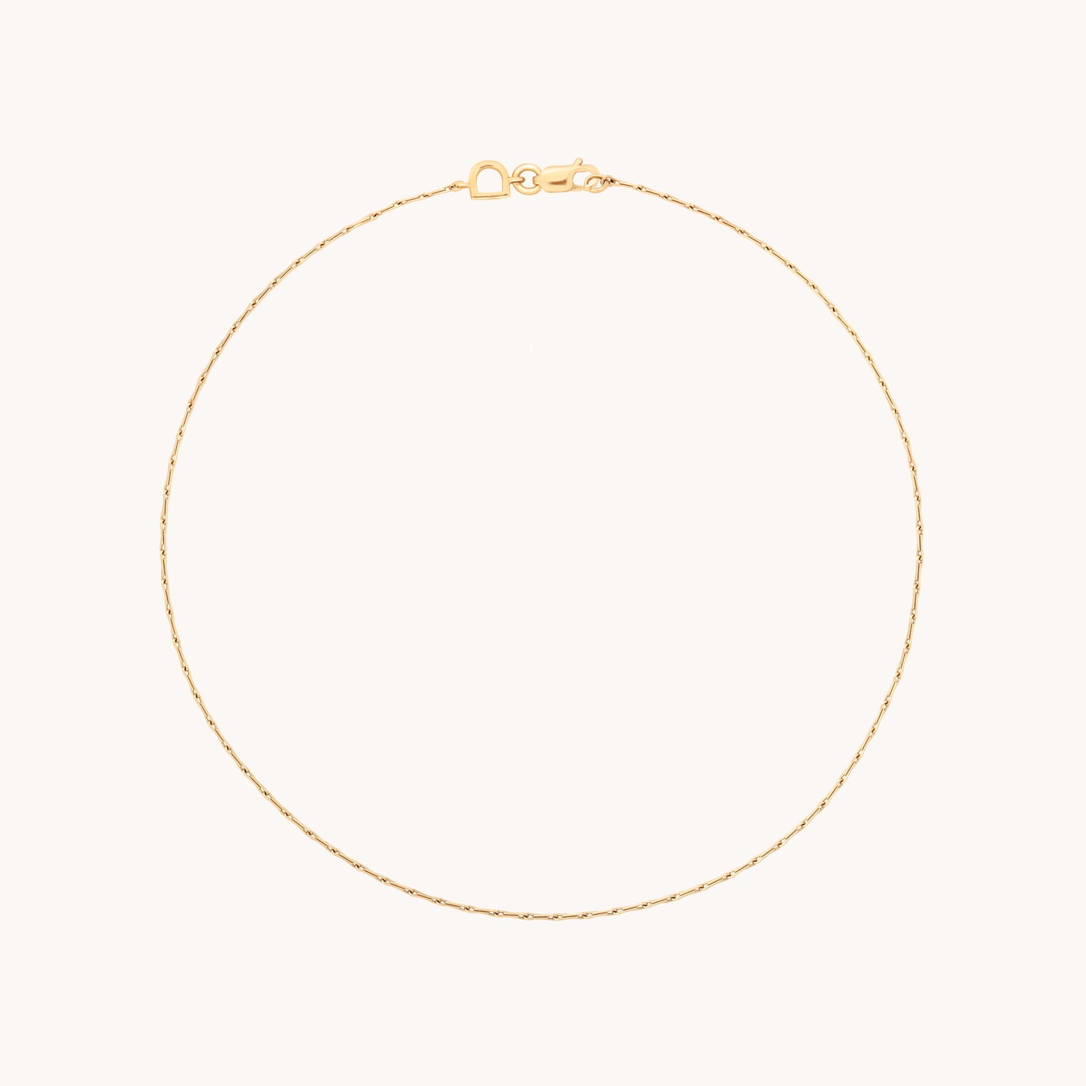 Marylebone Story Chain Anklet in Solid Gold-Astrid &amp; Miyu