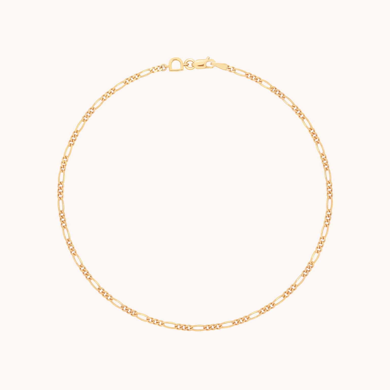 Soho Story Chain Anklet in Solid Gold-Astrid &amp; Miyu