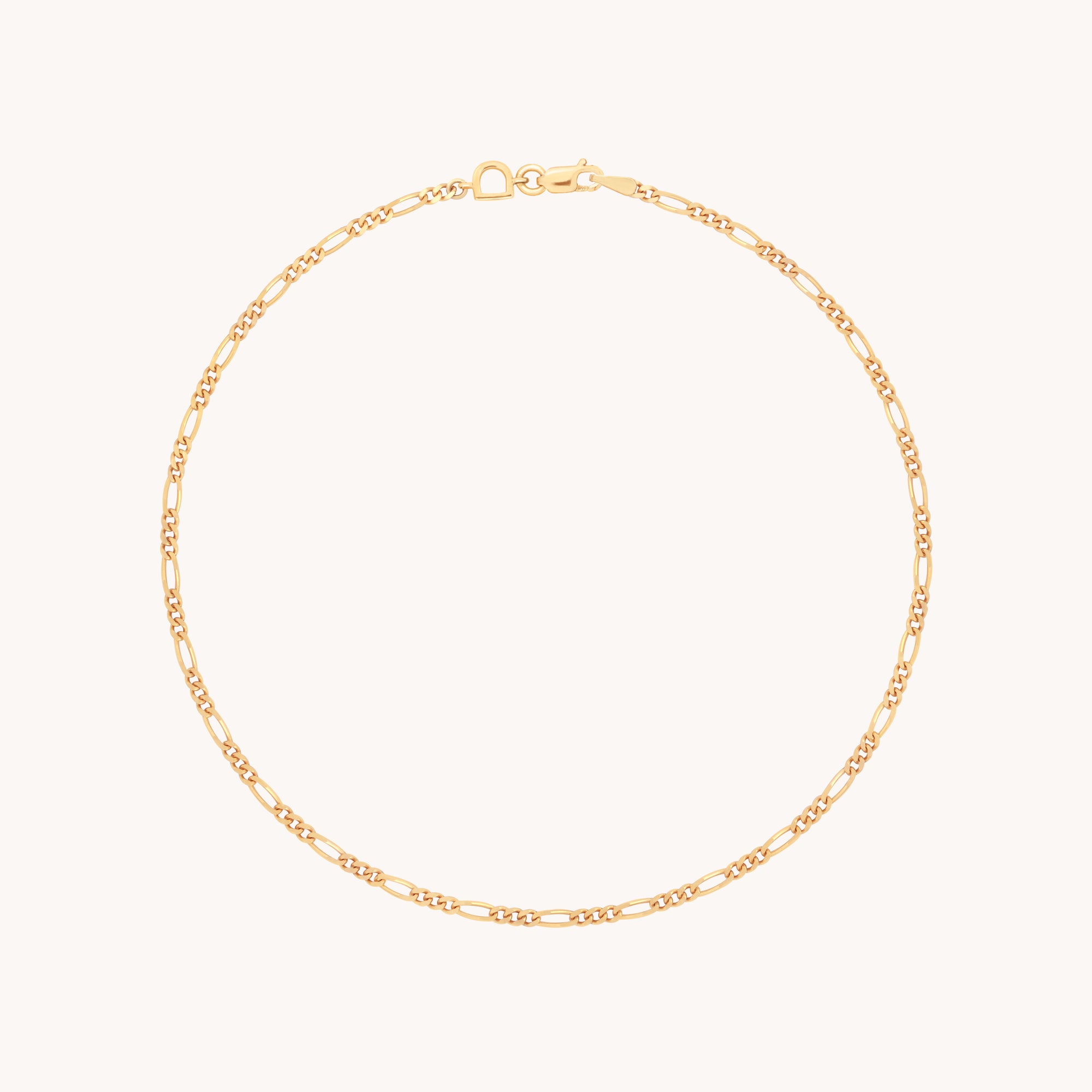 Soho Story Chain Anklet in Solid Gold-Astrid &amp; Miyu