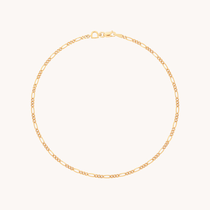 Soho Story Chain Anklet in Solid Gold-Astrid &amp; Miyu