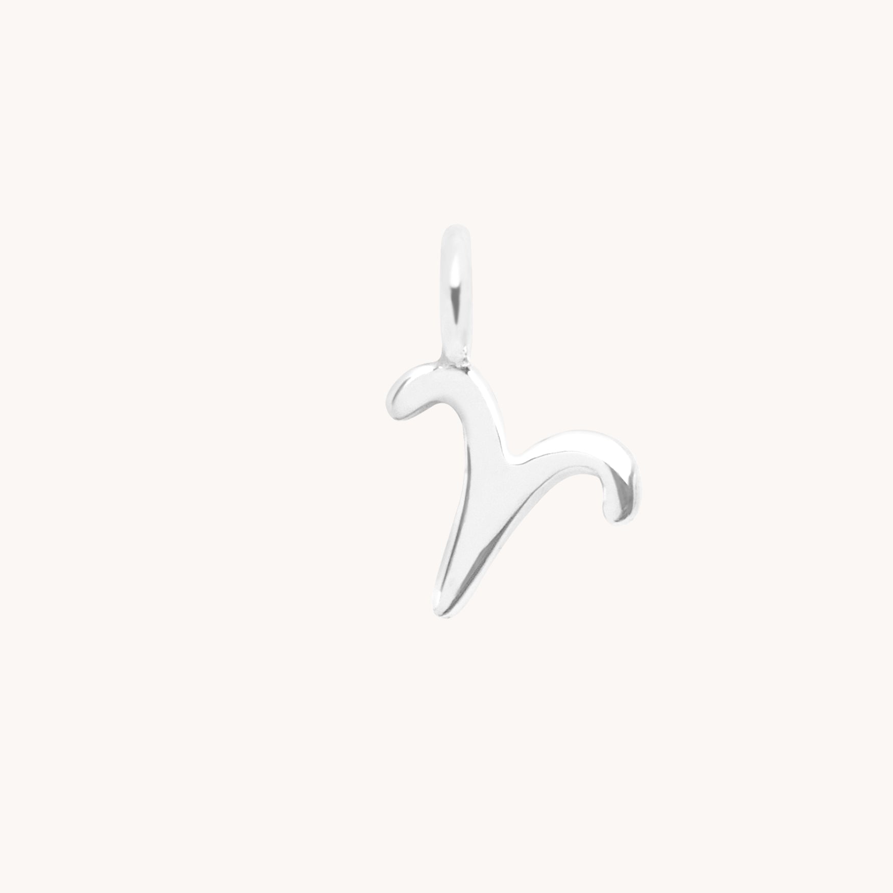 Aries Jewellery - Aries Zodiac Charm 9k White Gold - Welding Charm - Astrid &amp; Miyu